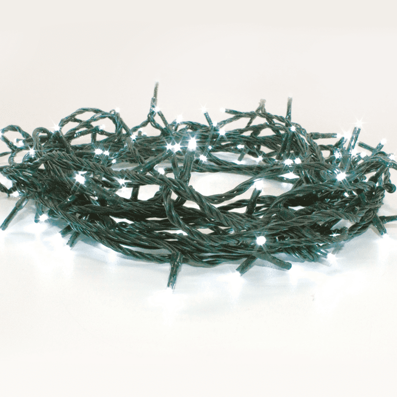 300 Flash Led Λαμπ. Σειρα (Ana 10Cm), Cw,Ανταπτ.(31Vdc),Ip44, 30M, Πρασινο Καλ.