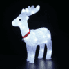 Acrylic Standing Reindeer With Ribbon 40 Led Λευκα Ip44 31*13,5*33Cm  30Cm Καλ.