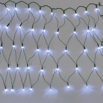 50Led Διχτυ Ψυχρο Λευκο Ανταπτ 24Vdc&Επεκτ Max 12Σετ Ip44 55X80Cm Πρασ Καλωδ & 5 Αγγιστρα