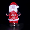 Acrylic Standing Santa 60 Led Λευκα Ip44 24,5*18*40,5Cm  30Cm Καλ.