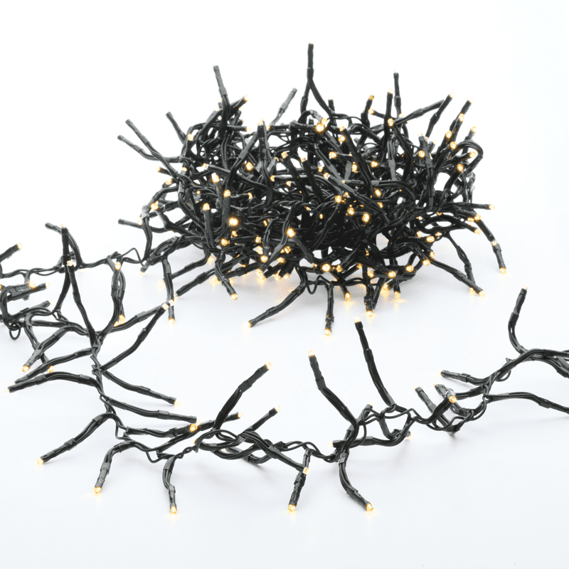 700 Cluster Led Λαμπ. Σειρα (Ana 5Cm), Ww, Ανταπτ.(31Vdc)& 8 Προγραμ.,Ip44, 11.5M, Πρασινο Καλ.