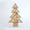 "Wooden Tree Table" 10 Led Ww Λ/Κια Μπ/Ριεσ (2Aa) Ip20 21.5X2.5X35Cm