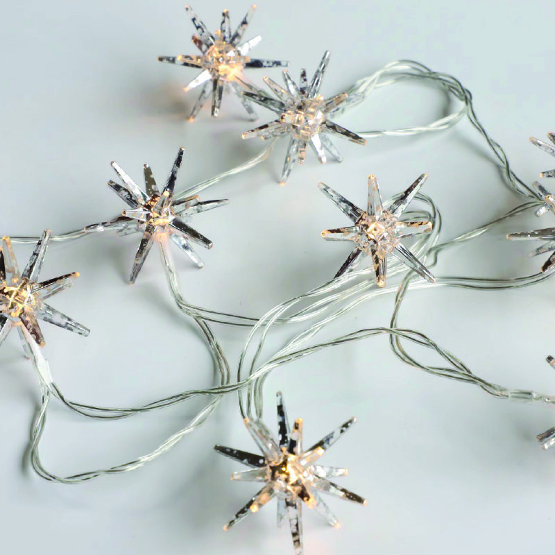 Stardust 10 Led Λαμπακ Σειρα Θερμο Μπαταριεσ 2Xaa (Δεν Συμπ) Ip20 1,35M 30Cm Διαφ Καλ