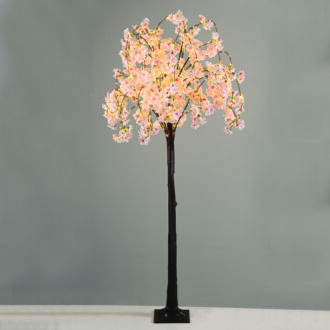 Cherry Blossom Tree 400 Ww Led Λαμπ. Ανταπτ:4,5V Ip44 Υψοσ 180Cm Βαση:21X21Cm 5M Καλ