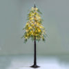 Snowy Green Pine Tree 56 Ww Led Λαμπ. Ανταπτ:4,5V Ip44 Υψοσ 120Cm Βαση:17X17Cm 5M Καλ