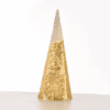 "Champagne Gold & White Sequin Cone Tree" 35 Ww Led Λαμπ. Μπατ. 3Χαα,Ip20 Φ27.5X90Cm
