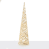 "White & Gold Cone Tree" 40 Mini Ww Led Λαμπ. Μπατ. 3Χαα,Ip20 Φ20.5X80Cm
