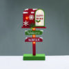 Wooden Xmas Sign Welcome Winter 6 Led Ip20 Θερμα Μπατ 2Χααα Διακοσμητικο 18X6X39.5Cm