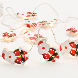 Υ/Κ "Metal Christmas Motifs" Αγ. Βασιλησ 10Led Λαμπακ Σειρα Μπατ(3Xaa) Ww Ip20 135+30Cm Δι