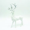 Διακοσμητικο Resin Ελαφι Ρητινησ Λευκο 17X8X30Cm