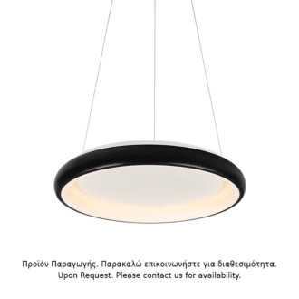 Κρεμαστο Φ/Σ Led 45W Dimmer Cct 3600Lm Μαυρο Μεταλλικο D61Xh120Cm Diana