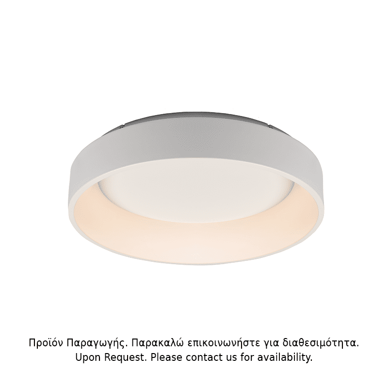 Οροφησ Φ/Σ Led 48W Dimmer Cct 5350Lm Λευκο Μεταλλικο D60Xh14Cm Apollo
