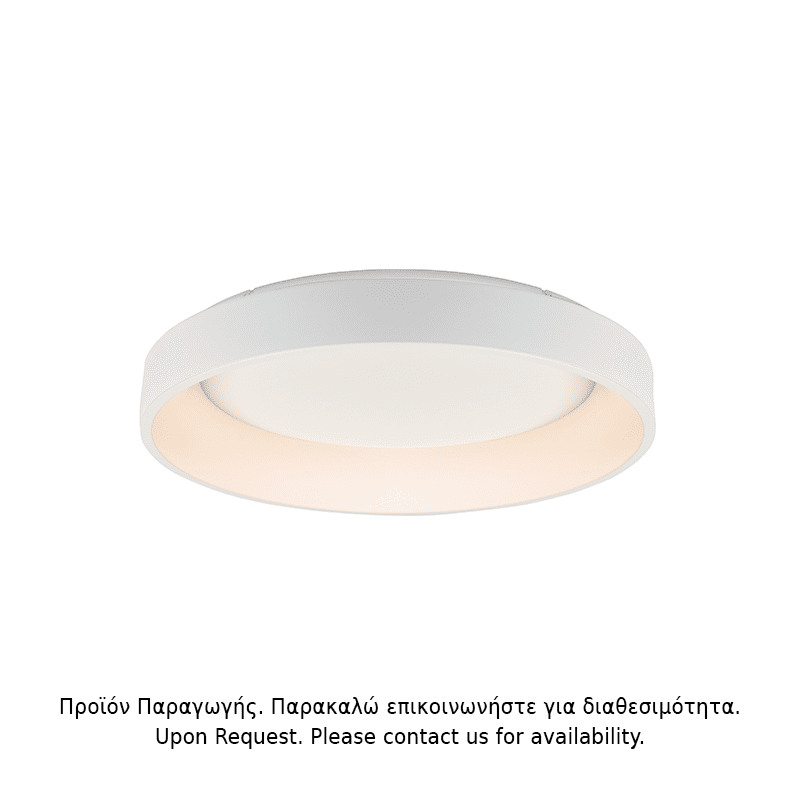 Οροφησ Φ/Σ Led 73W Dimmer Cct 5450Lm Λευκο Μεταλλικο D78Xh14Cm Apollo