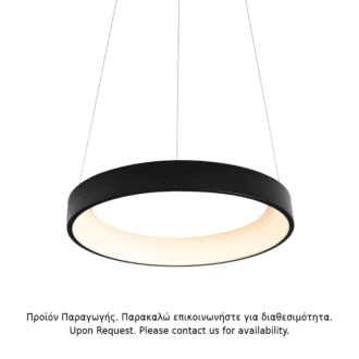 Κρεμαστο Φ/Σ Led 73W Dimmer Cct 5450Lm Μαυρο Μεταλλικο D78Xh120Cm Apollo