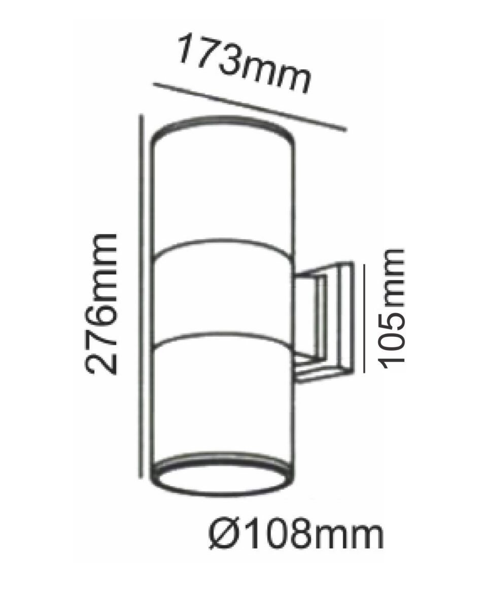 Σποτ Ε27 2 Δεσμεων Μαυρο - Image 2