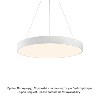 Κρεμαστο Φ/Σ Led 100W 9500Lm Cct Λευκο Μετ/Κο D100Xh120Cm Optimus