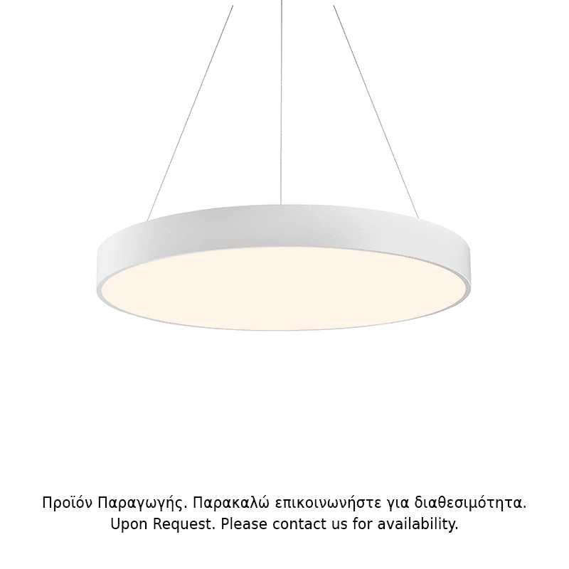 Κρεμαστο Φ/Σ Led 100W 9500Lm Cct Λευκο Μετ/Κο D100Xh120Cm Optimus
