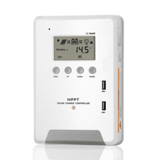 Ρυθμιστησ Φορτισησ Mppt 30A, Αυτοματα 12/24Vdc + Lcd Οθονη