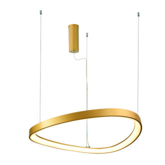 Netto Υ/Κ Κρεμαστο Φ/Σ Led 74W 3000K 6500Lm Harmony Χρυσο Αλουμινιο Ip20 D80Xh120Cm