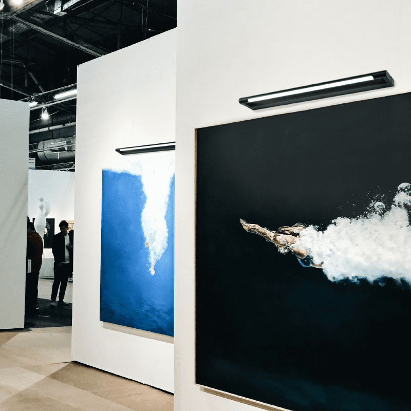 Επιτοιχο Φ/Σ Led 15W 975Lm 4000K Μαυρο Αλουμινιο 810Χ100Χ25Μμ Bati - Image 3