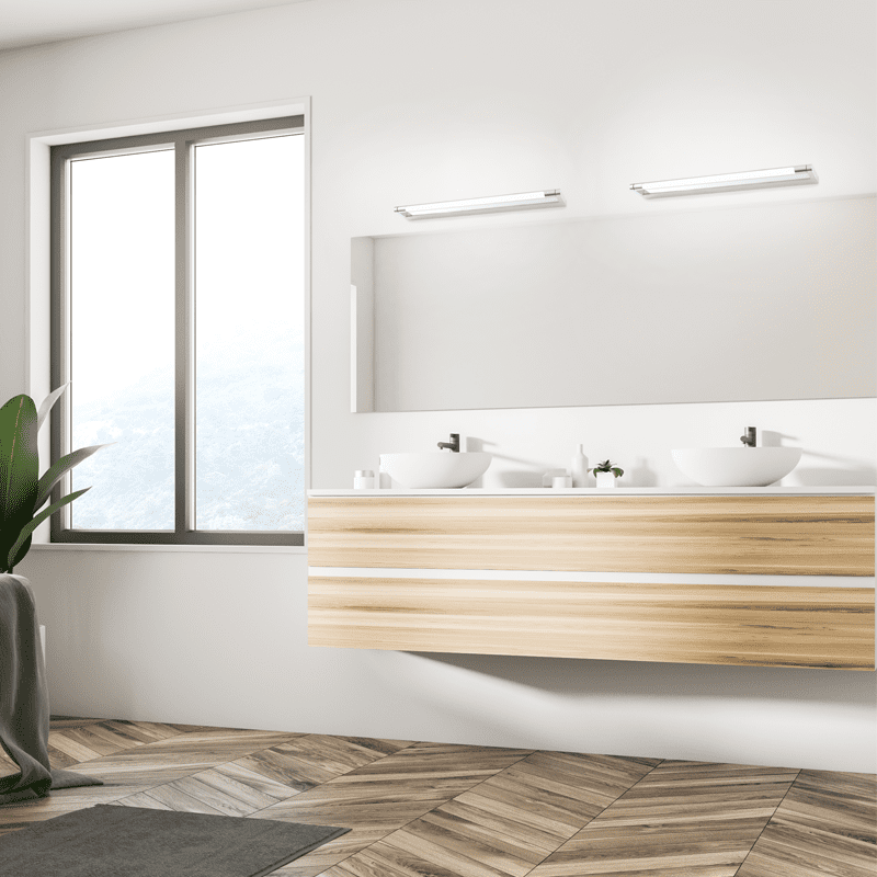 Επιτοιχο Φ/Σ Led 15W 975Lm 3000K Χρωμιο Αλουμινιο 810Χ100Χ25Μμ Bati - Image 3