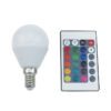 Led Smd E14 G45 4W Ir Rgb+3.000K 230V Ac 300Lm Ra80 30000H 270°