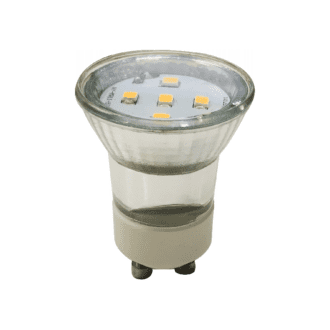 Led Smd Gu10 Mini 3W 6000K 230V Ac 280Lm Ra80 30000H 120° Glass