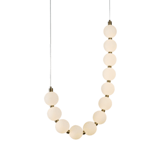 Κρεμαστο Φ/Σ Led 18W 1350Lm Ip20 Χρυσο Αλουμινιο + Ακρυλικο