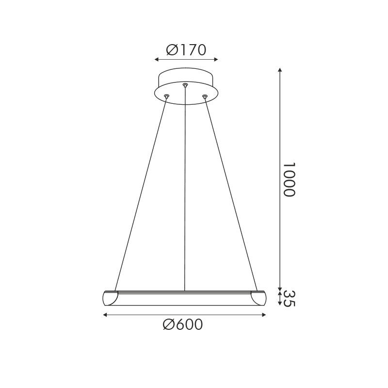 Κρεμαστο Φ/Σ Led 32W 2500Lm Cct Ip20 Μαυρο Μεταλλικο + Ακρυλικο - Image 2