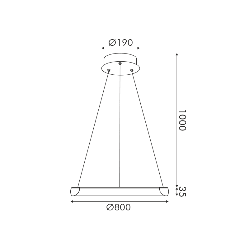 Κρεμαστο Φ/Σ Led 48W 3800Lm Cct Ip20 Χρυσο Μεταλλικο + Ακρυλικο - Image 2