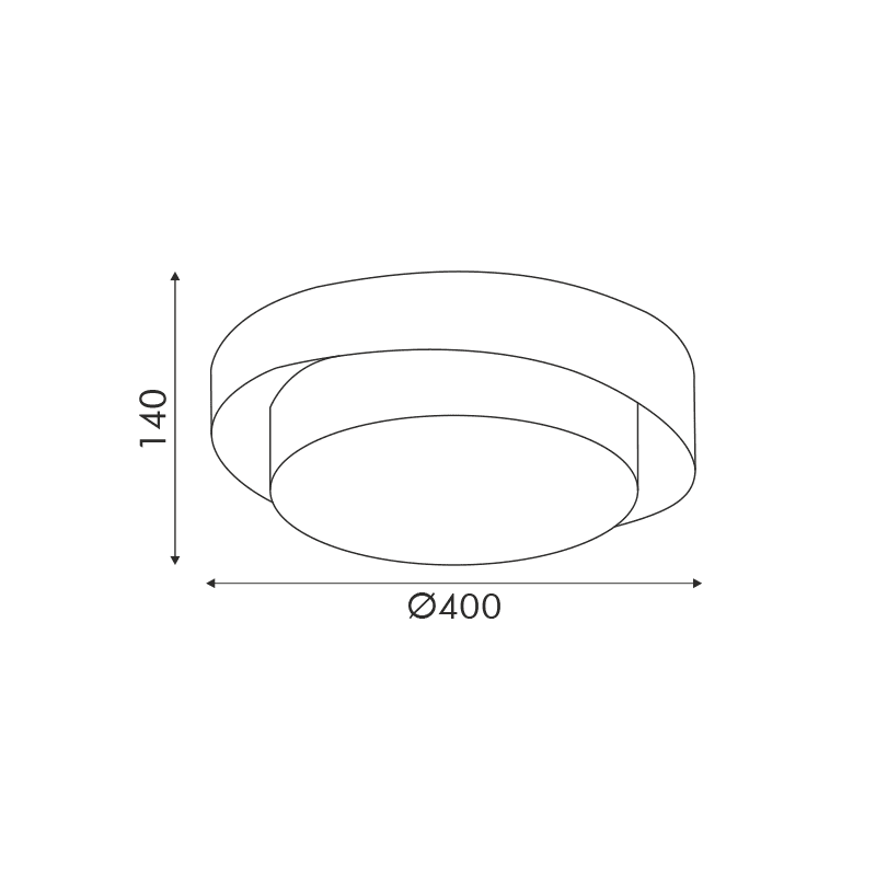 Φ/Σ Οροφησ Led 32W 2500Lm Cct Ip20 Λευκο Μεταλλικο + Ακρυλικο
Feedo - Image 3
