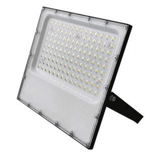 Led Smd Black Flood Luminaire Ip65 100W 4000K 12000Lm 100-277V Ac Ra80 Ik08 5Yrs Breathing Valve