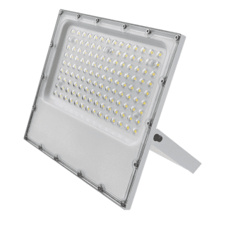 Led Smd White Flood Luminaire Ip65 100W 6000K 12000Lm 100-277V Ac Ra80 Ik08 5Yrs Breathing Valve
