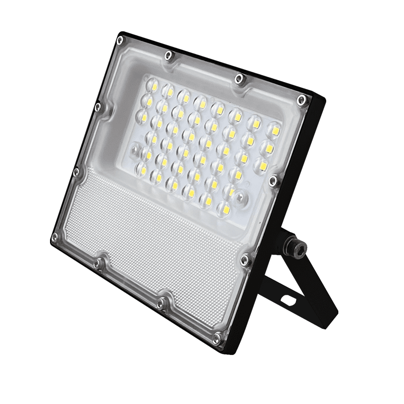 Led Smd Black Flood Luminaire Ip65 10W 4000K 1200Lm 100-277V Ac Ra80 Ik08 5Yrs Breathing Valve
