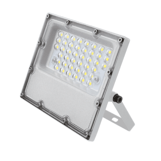 Led Smd White Flood Luminaire Ip65 10W 4000K 1200Lm 100-277V Ac Ra80 Ik08 5Yrs Breathing Valve