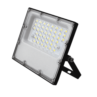 Led Smd Black Flood Luminaire Ip65 10W 6000K 1200Lm 100-277V Ac Ra80 Ik08 5Yrsbreathing Valve