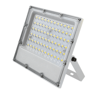 Led White Smd Flood Luminaire Ip65 20W 6000K 2400Lm 100-277V Ac Ra80 Ik08 5Yrs Breathing Valve