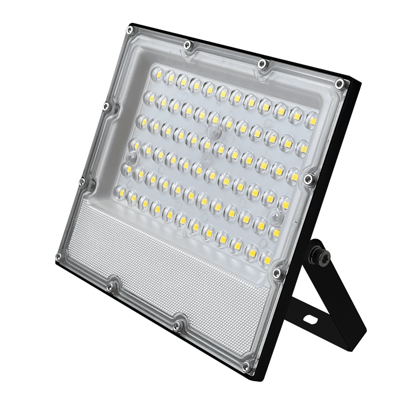 Led Smd Black Flood Luminaire Ip65 30W 3000K 3450Lm 100-277V Ac Ra80 Ik08 5Yrs Breathing Valve