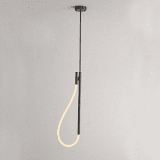 Κρεμαστο Φ/Σ Led 12W 3000K 536Lm Malpo Μεταλλικο + Σιλικονη Ip20 L18.5*H150