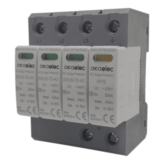 Spd Surge Protection T2 Type 3P+N 40Ka