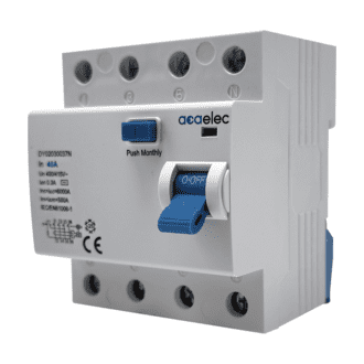 Rccb 4X40A 300Ma 4M Ac-Type