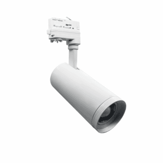 White Led Cob Track Luminaire Aimy 30W 4000K 4Wires 25-50° 3100Lm 230V Ra80