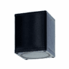 Gu10  Square Ceiling Luminaire 230V Ac Black Ip65 Gu10 Max.35W