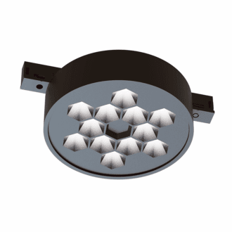 Μινι Μαυρο Μαγνητικο Σποτ 24V Dc 5W 3000K 270Lm 50° Ra90 5Yrs Φ71*32Μμ