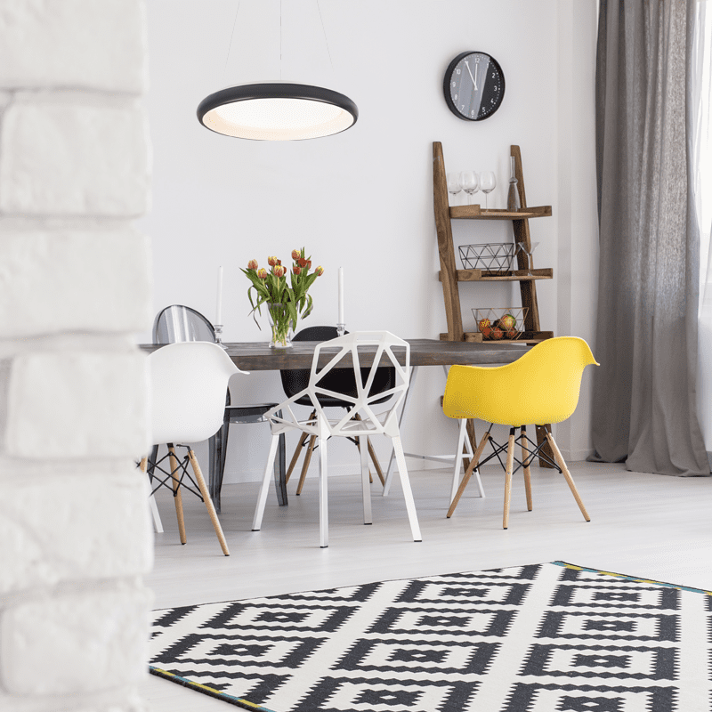 Κρεμαστο Φ/Σ Led 73W Dimmer Cct 5250Lm Μαυρο Μεταλλικο D81Xh120Cm Diana - Image 2