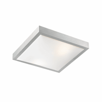 Πλαφονιερα Ακρυλικη Τετραγωνη 2Χε27 27Χ27Χ7Cm Indiana