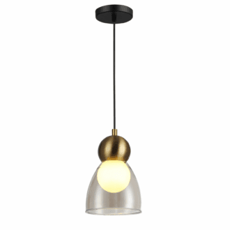 Juliette-Φωτιστικο Κρεμαστο Ορειχαλκινο Γυαλινο Συμβατικο Ιρ20 1Xε27 133Xh1230Mm