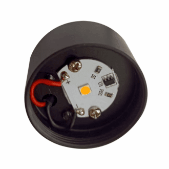 Capisur-Σποτ Μαυρο Αλουμινιου Χωρισ Φακο Και Προσοψη Led Smd 2W 3000K 140Lm Ip20 Φ34Χ18Mm 5 Χρ.εγγ.