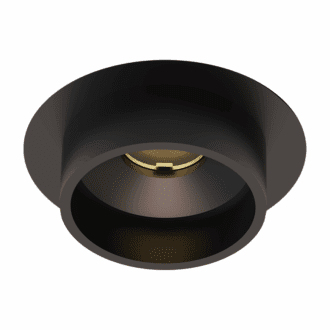 Capisur-Προσοψη 3 Για Σποτ Χωνευτο Μαυρο Αλουμινιου Ντουλαπασ (Φ32-Φ22.4Mm)X8Mm (Exterior Part)