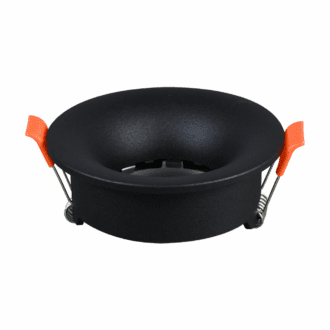 Σποτ Χωνευτο Σταθερο Μαυρο Συμβατικο 1Xgu10 Ip20 Φ85Χ50Μμ